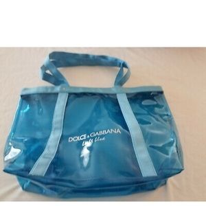 Dolac& Gabbana blue Authentic clear bag brand new